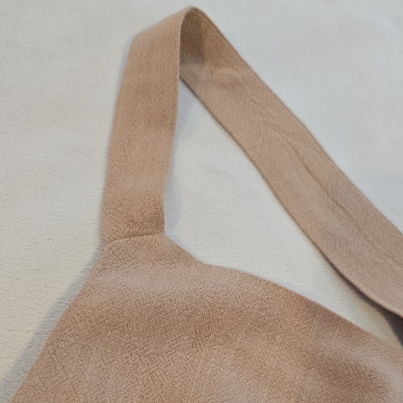 Style Rack Beige Ruched Crop Top - Picture 3 of 12